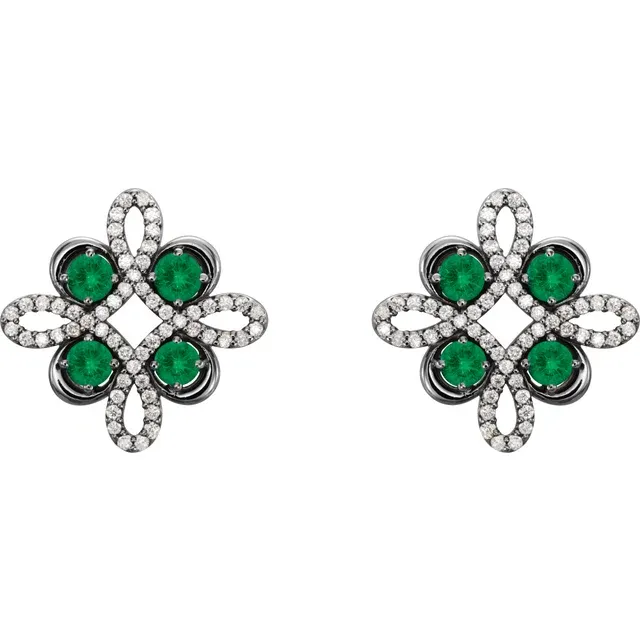 emerald earrings