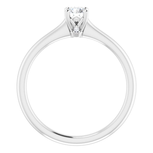 0.30ct Round Brilliant Canadamark®Diamond Ring White Gold 2