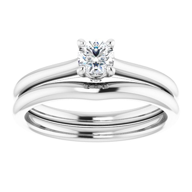 0.30ct Round Brilliant Canadamark®Diamond Ring White Gold 6