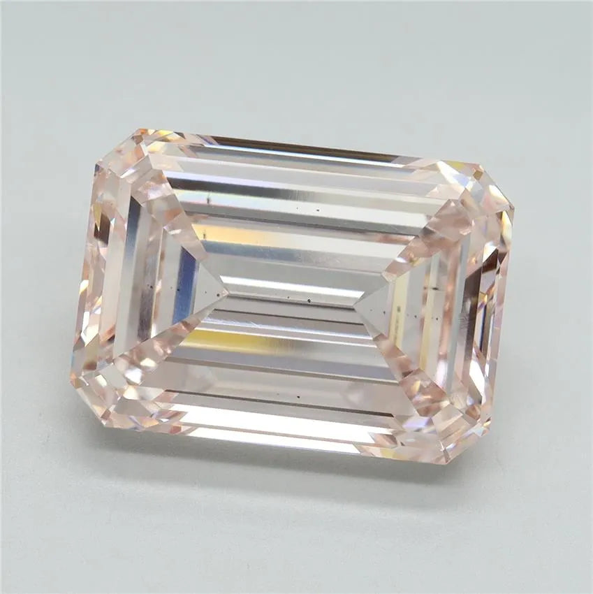 10.00ct Emerald Lab Grown Diamond (Colour Fancy Pink, Clarity VS2, IGI Certified)