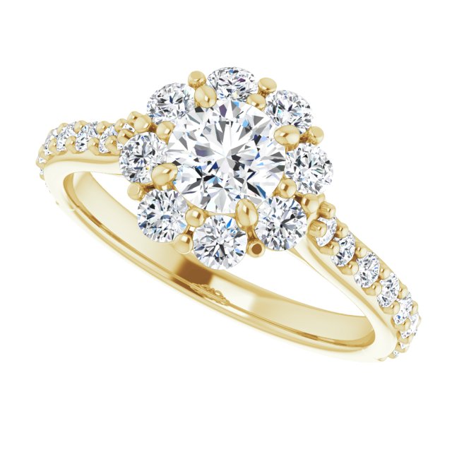 Vintage Style Cluster Ring