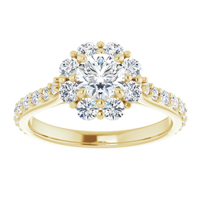 Vintage Style Cluster Ring