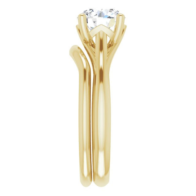 1.50ct Round Brilliant Moissanite Solitaire Ring