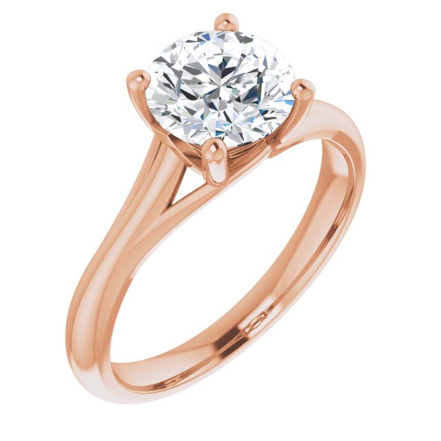 1.50ct Round Brilliant Moissanite Solitaire Ring