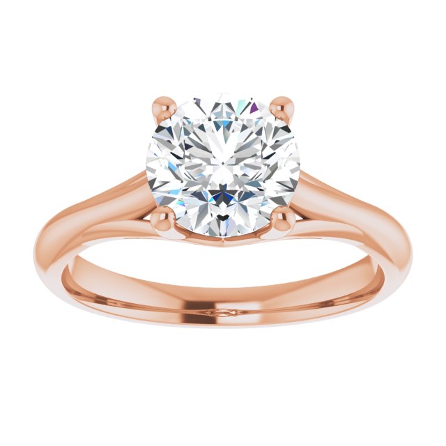 1.50ct Round Brilliant Moissanite Solitaire Ring