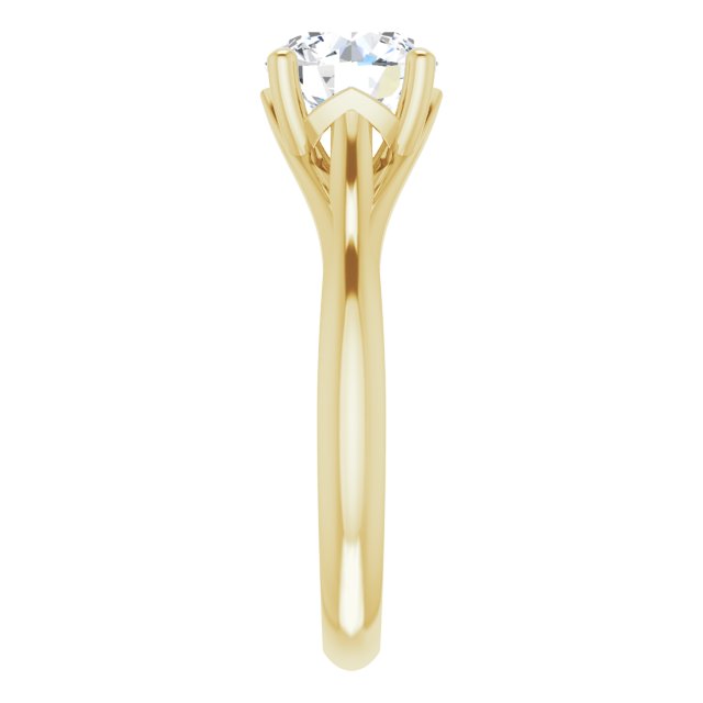1.50ct Round Brilliant Moissanite Solitaire Ring