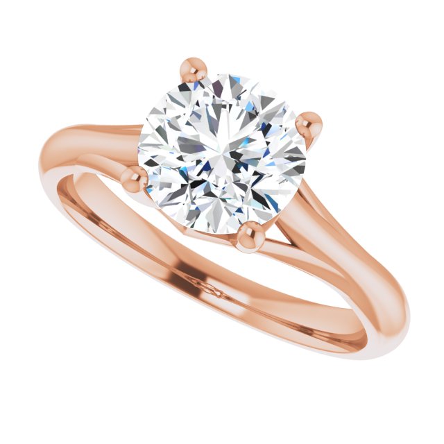 1.50ct Round Brilliant Moissanite Solitaire Ring