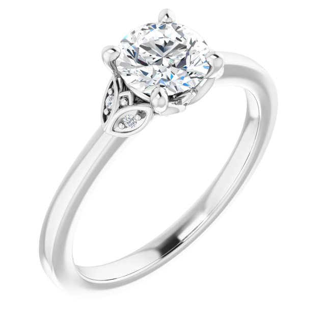 3/4ct Round Brilliant Lab Grown Diamond Engagement Ring