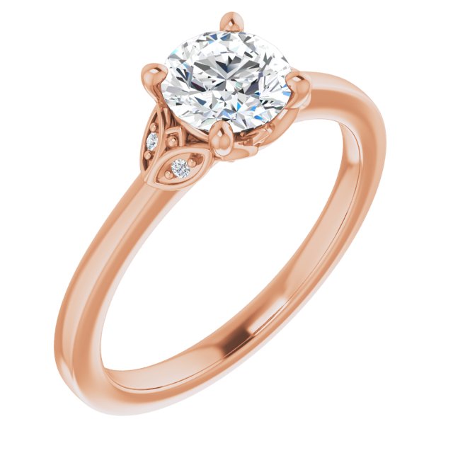 3/4ct Round Brilliant Lab Grown Diamond Engagement Ring