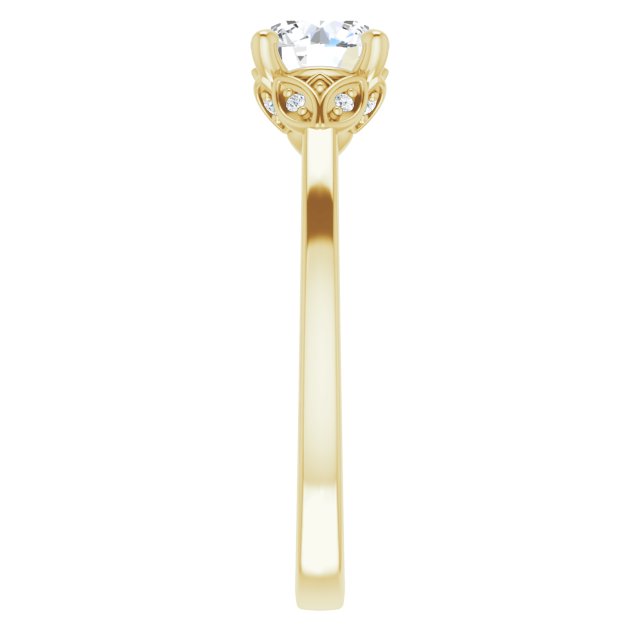 3/4ct Round Brilliant Lab Grown Diamond Engagement Ring