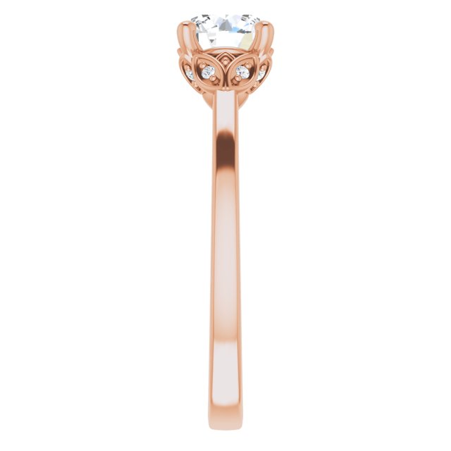3/4ct Round Brilliant Lab Grown Diamond Engagement Ring