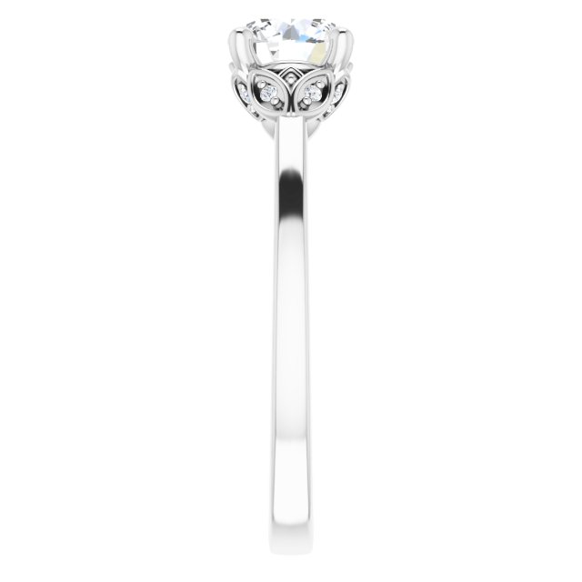 3/4ct Round Brilliant Lab Grown Diamond Engagement Ring