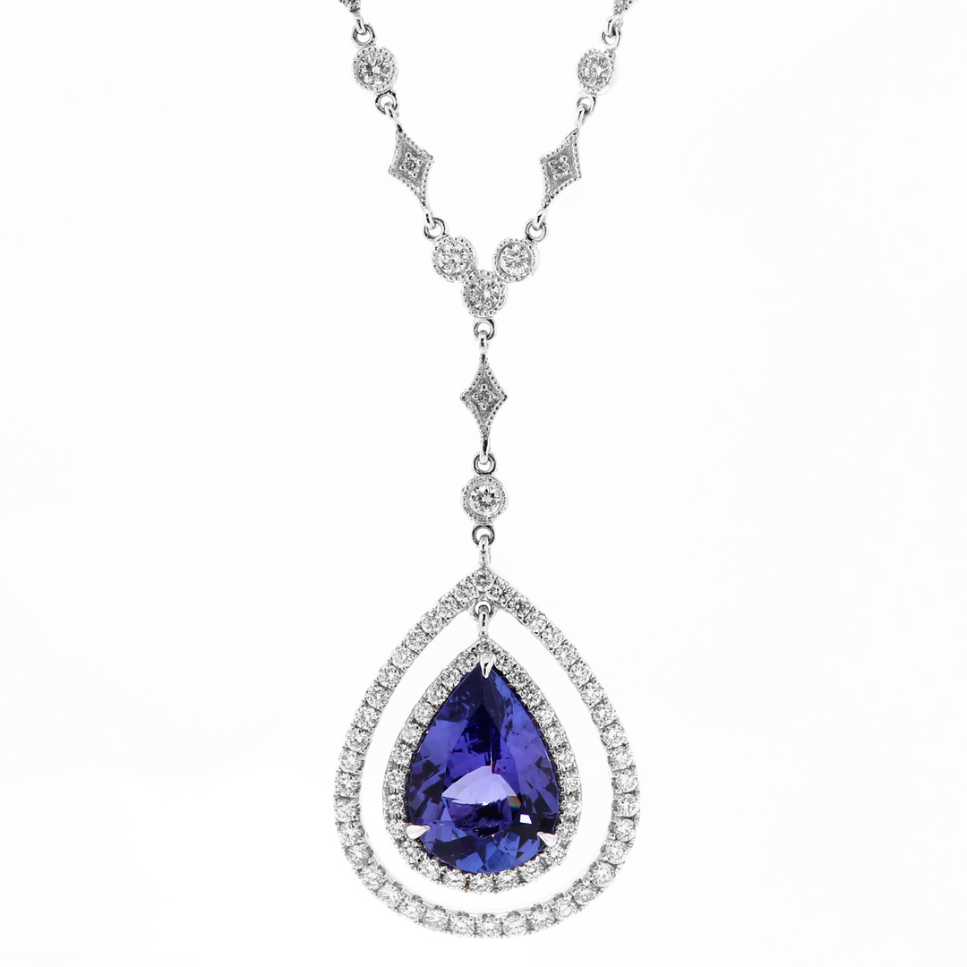 sapphire necklaces and pendants