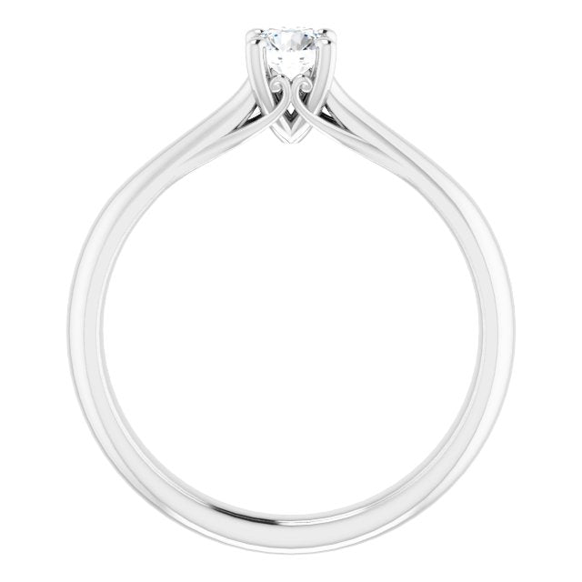 0.30ct Round Brilliant Canadamark®Diamond Ring White Gold 2.2