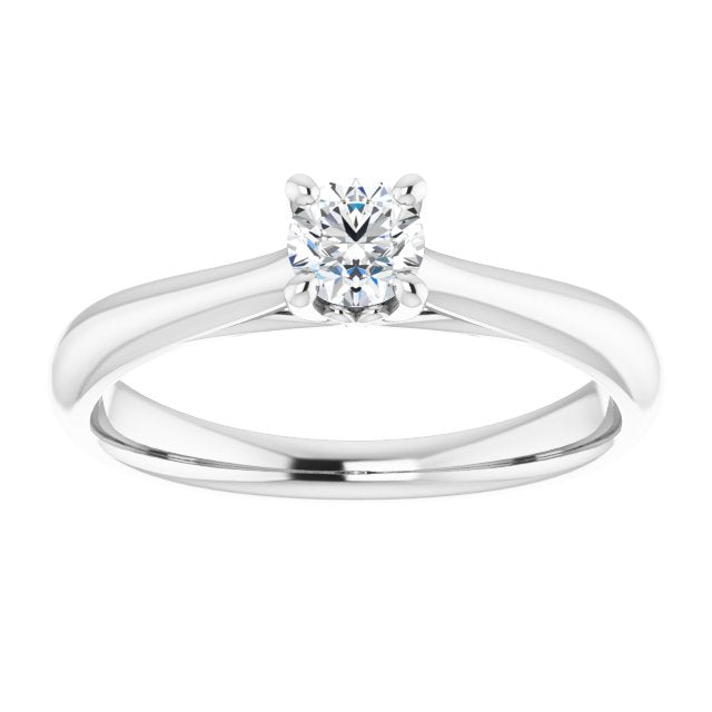 0.30ct Round Brilliant Canadamark®Diamond Ring White Gold 2.3