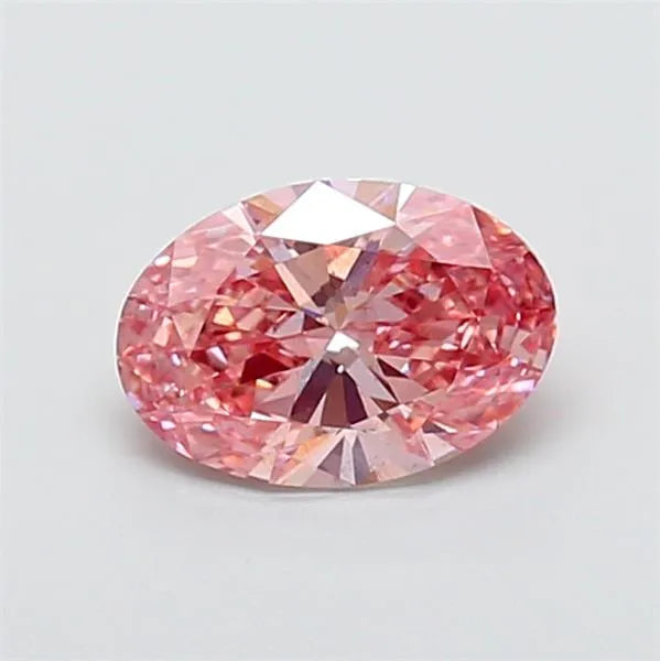 1.41ct Oval Lab Grown Diamond (Colour Fancy Vivid Pink, Clarity VS2, IGI Certified)