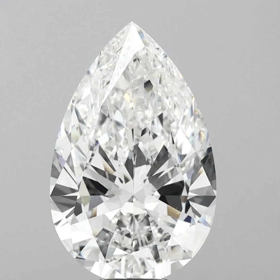 10.00ct Pear Lab Grown Diamond (Colour E, Clarity VS1, IGI Certified)