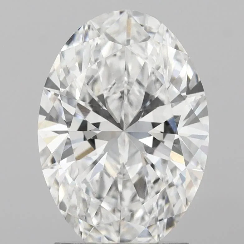 2.21ct Oval Lab Grown Diamond (Colour E, Clarity VVS2, IGI Certified)