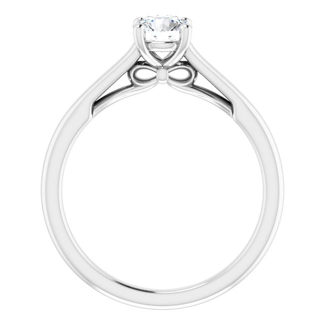 0.50ct Round Brilliant LG Diamond Solitaire Engagement Ring