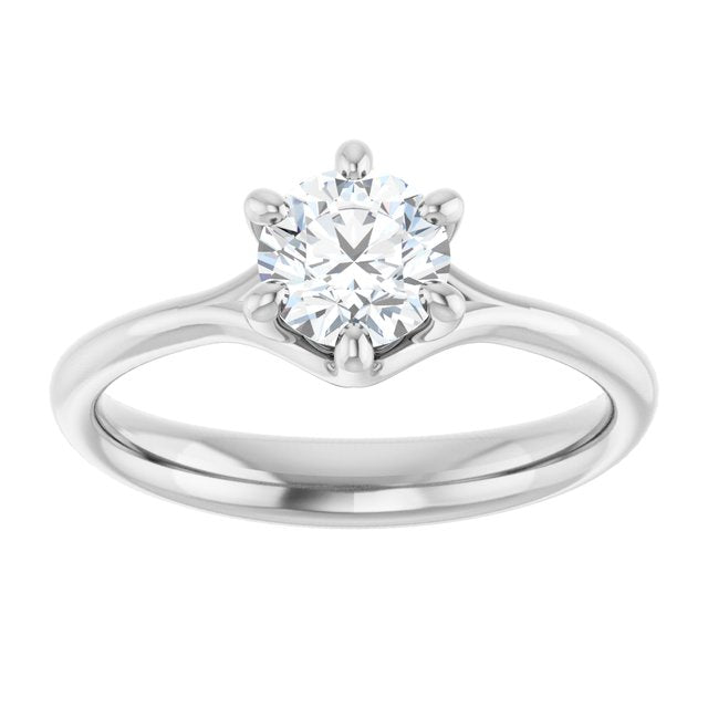 1/2 Carat Moissanite Ring