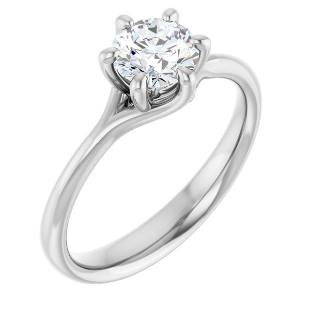 1/2 Carat Moissanite Ring