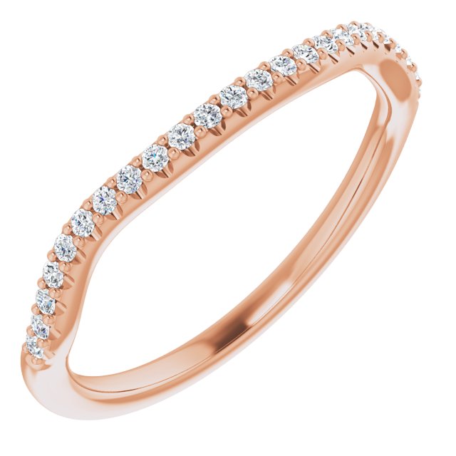 14K Yellow 1/6 CTW Lab-Grown Diamond Band