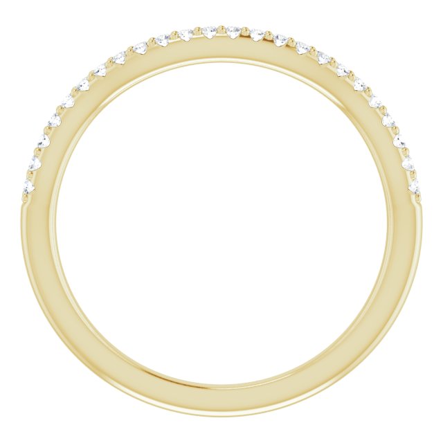 14K Yellow 1/6 CTW Lab-Grown Diamond Band