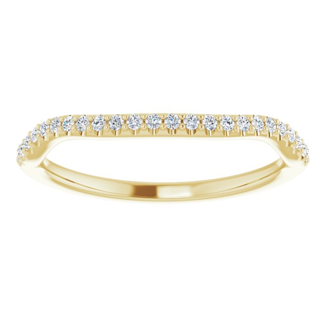 14K Yellow 1/6 CTW Lab-Grown Diamond Band
