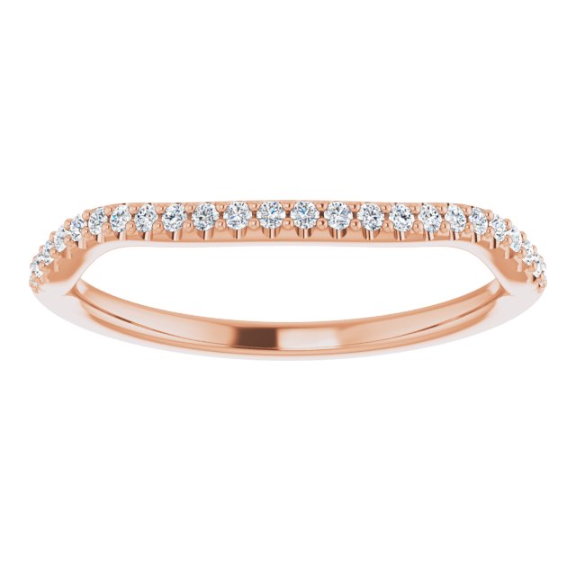 14K Yellow 1/6 CTW Lab-Grown Diamond Band