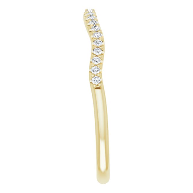 14K Yellow 1/6 CTW Lab-Grown Diamond Band