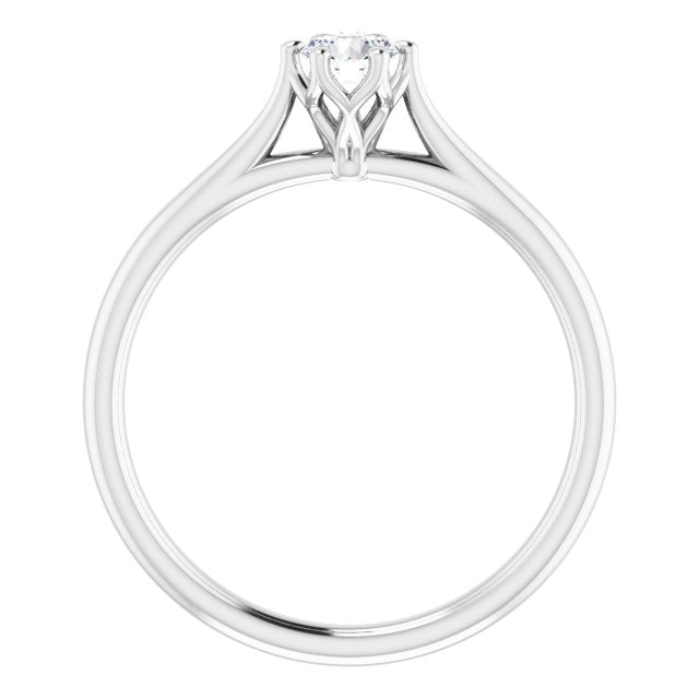 0.25ct Round Brilliant LG Diamond Solitaire Engagement Ring