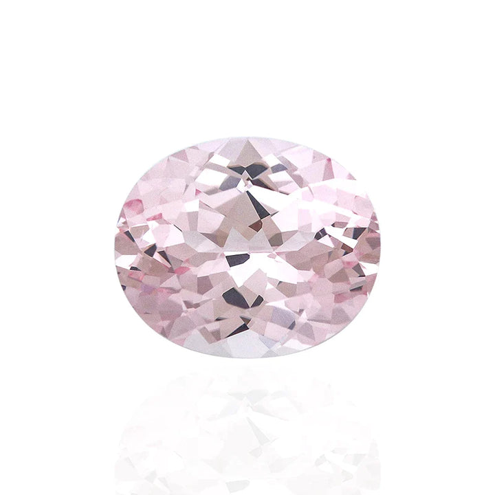 Light Pink Oval Lab Grown Sapphire