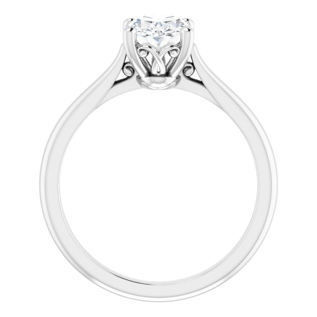 1.25ct Oval Solitaire Engagement Ring