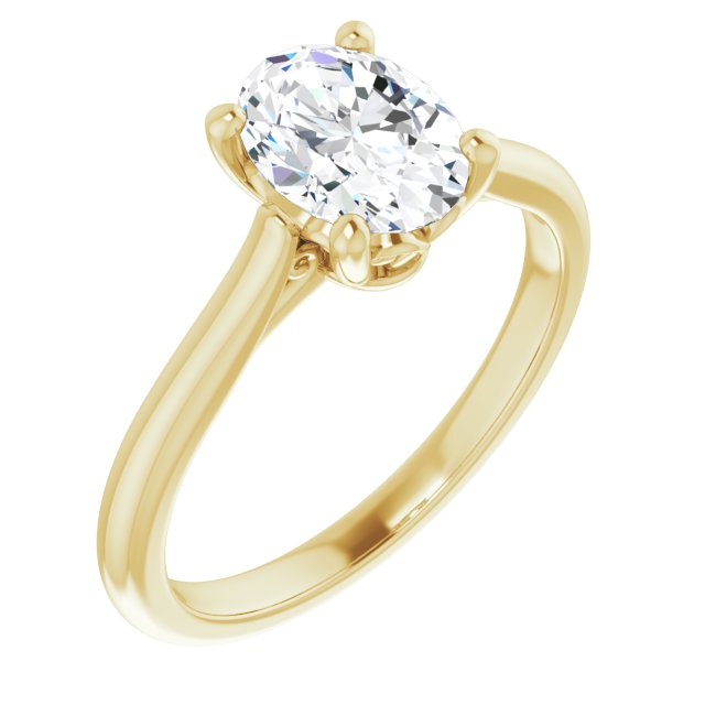 1.25ct Oval Solitaire Engagement Ring