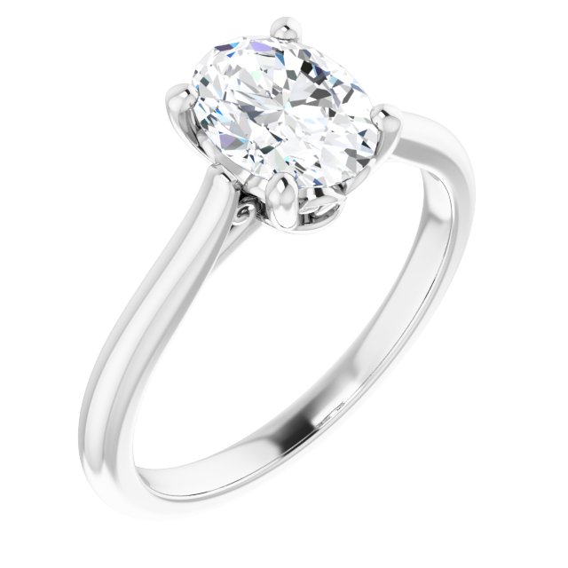 1.25ct Oval Solitaire Engagement Ring