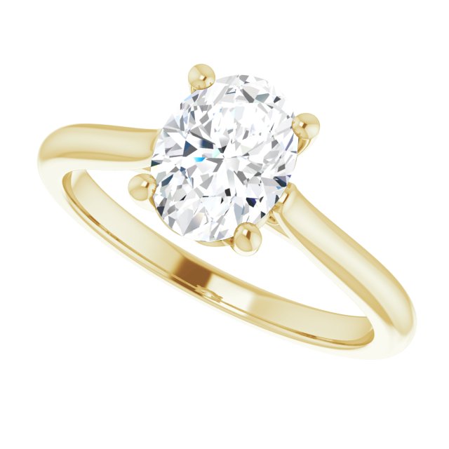 1.25ct Oval Solitaire Engagement Ring