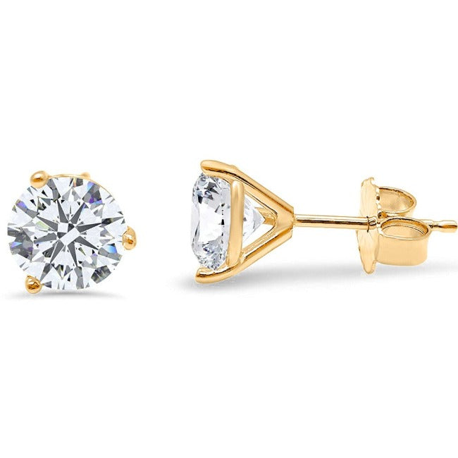 2.60ct Round Brilliant Moissanite Studs