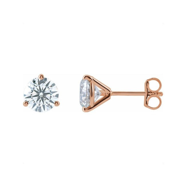 Petite Moissanite Studs 0.10ct tdw-2