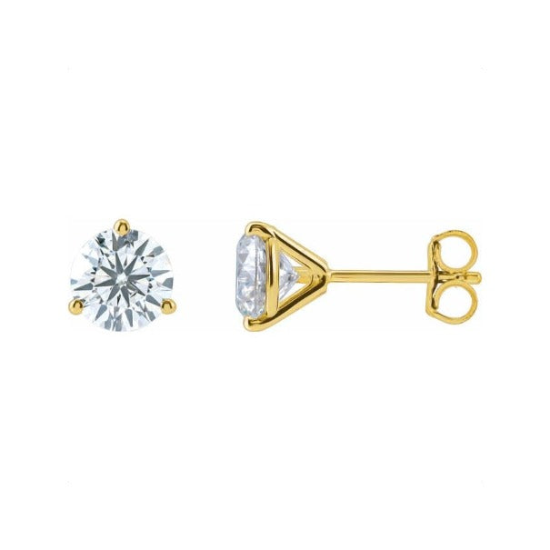 one carat moissanite studs-7