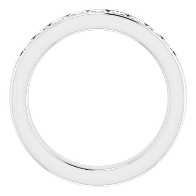 One Carat Princess Cut LG Diamond Ring