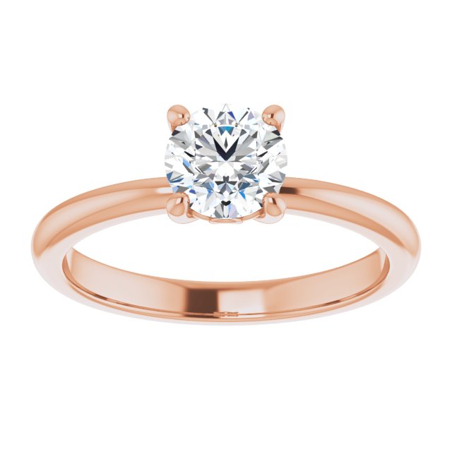 3/4ct Round Brilliant Moissanite Solitaire Ring