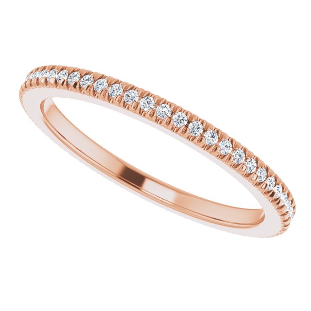 1/4ct French-Set Eternity Band