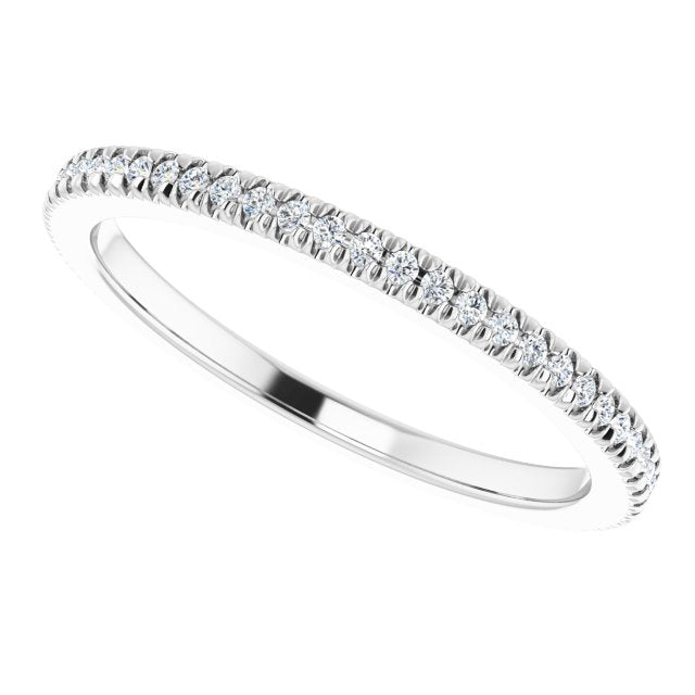 1/4ct French-Set Eternity Band