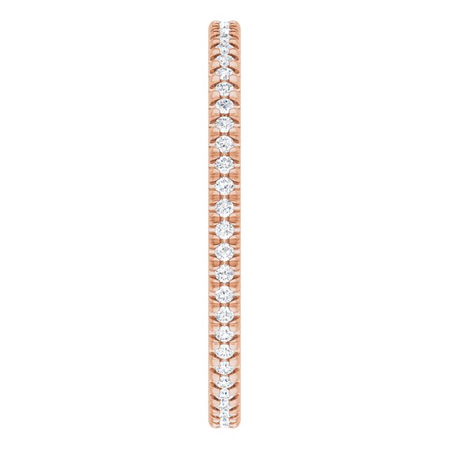 1/4ct French-Set Eternity Band