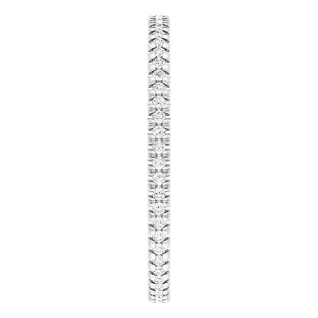 1/4ct French-Set Eternity Band