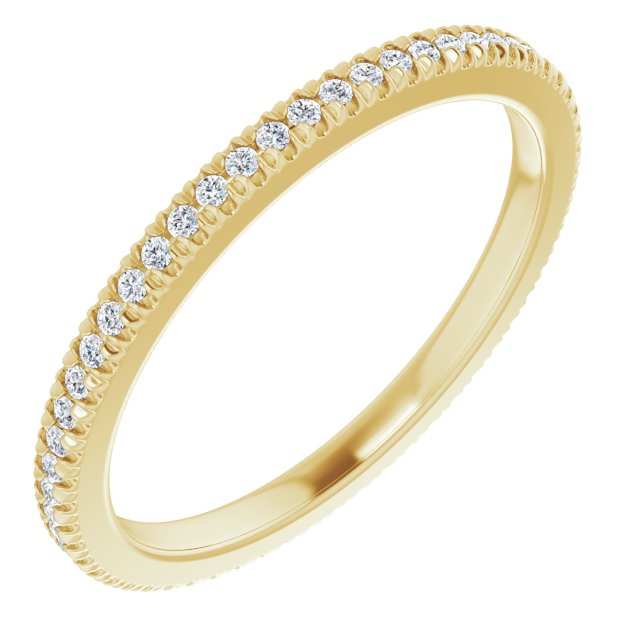 1/4ct French-Set Eternity Band