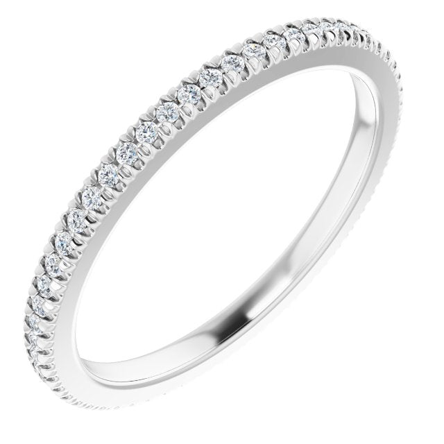 1/4ct French-Set Eternity Band