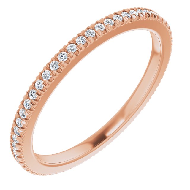 1/4ct French-Set Eternity Band