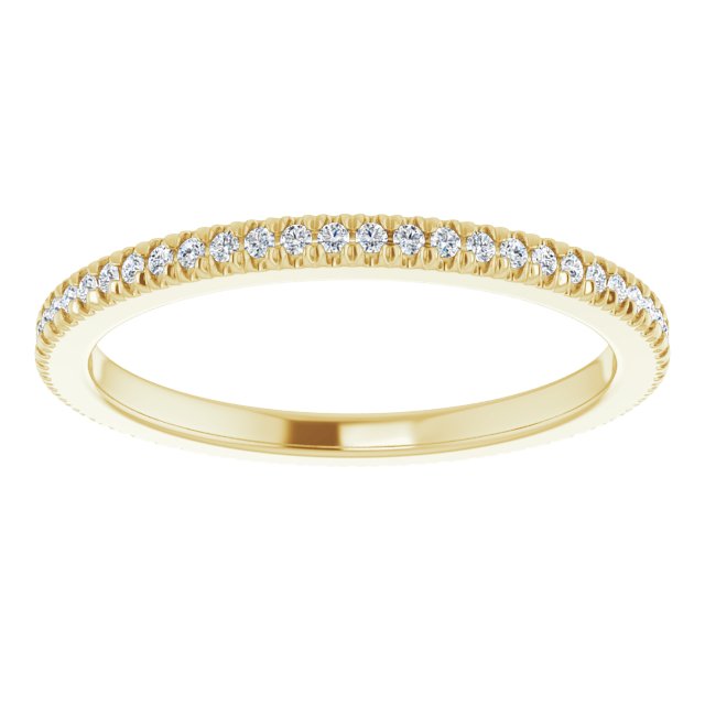 1/4ct French-Set Eternity Band