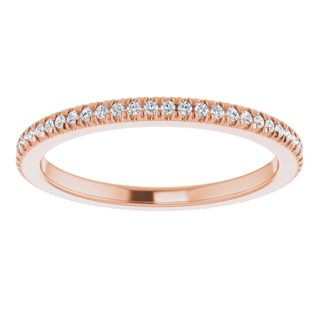 1/4ct French-Set Eternity Band